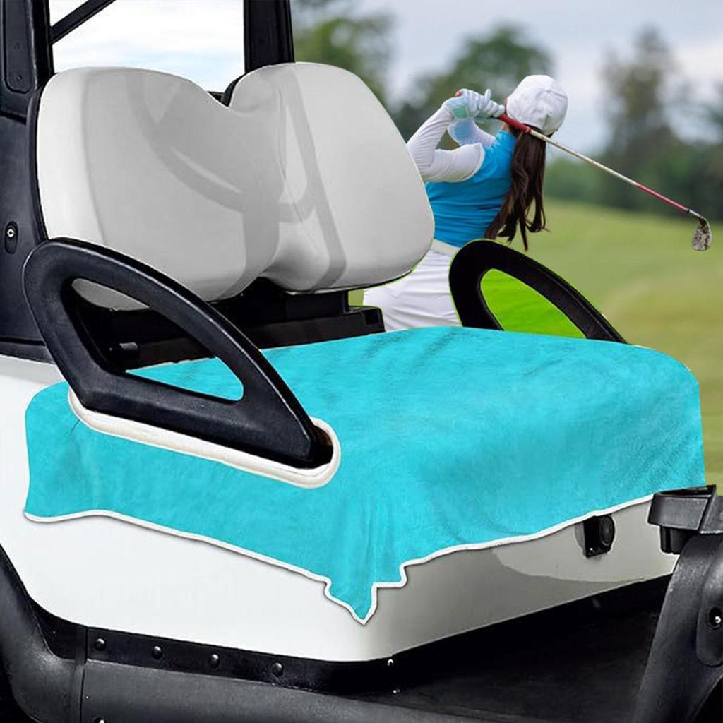 Seat Cover Protector Blanket Towel for 2 Person Seats Golfers Travel 51''x 31.5''
