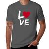 i love you design TShirt Breathable Lightweight Summer Top