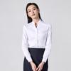 Women's Long-Sleeve Stand Collar Professional Shirt