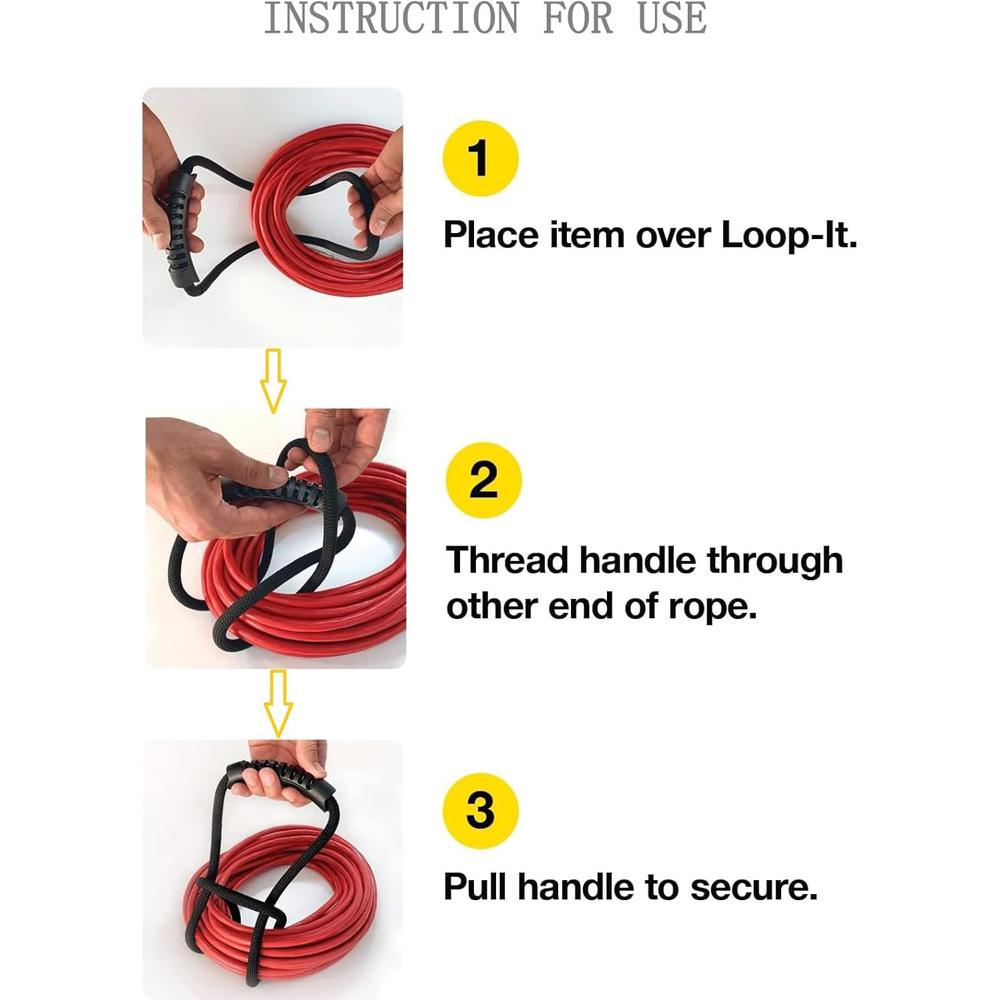 1/2/3Pcs Versatile Storage Strap with Handle- Ideal Organizer for Hoses, Cords-Multipurpose Home, Garage, Boat, RV Accessory