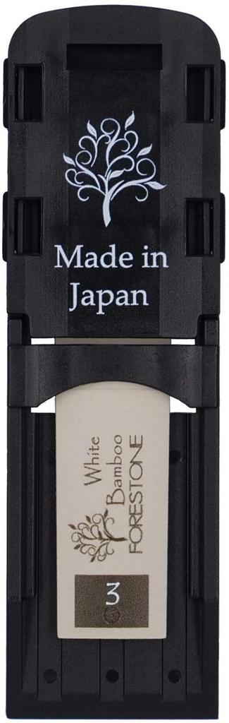 FORESTONE White Bamboo Soprano Saxophone Reed, Hardness: 3.0, Forestone