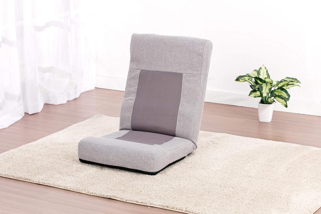 Takeda Corporation Easy reclining wide chair GLY Gray [Chair/Sofa/Single seat] TRK-RW42GLY 50×55×65