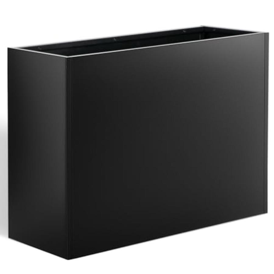 

36 Metal Planter Box Large Rectangular Window Box with Drainage Holes Rust-Proof Coating Modern Outdoor/Indoor Flower Box for B United States