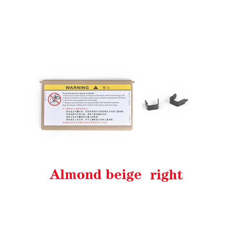 

For Mercedes Benz C-Class W203 Sun Visor Shade Mirror Cover Interior Makeup Mirror Cosmetic Mirror Cover Black Beige Almond beige cover R