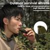 Notfall-Überlebenspfeife, LED-Licht, Kompass, Thermometer, tragbar, leicht, multifunktional