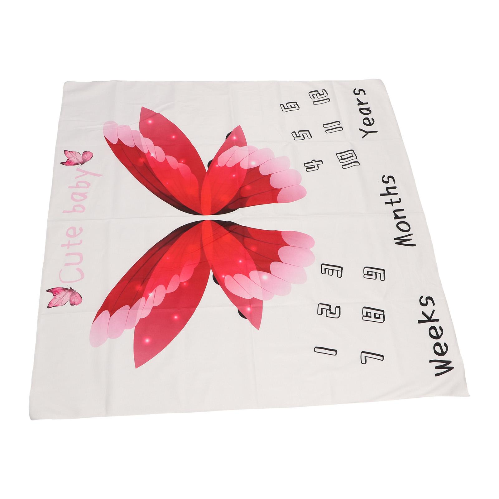 

Детское ежемесячное одеяло Milestone из мягкого полиэстера ярких цветов для фотосъемки новорожденных