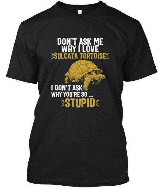 Sulcata Tortoise African Turtle Reptile T shirt Made in the USA Size S to 5XL 2XL