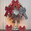 DIY Christmas Gift Bow Ribbon Lightweight Burlap Ribbon New Wired Ribbon