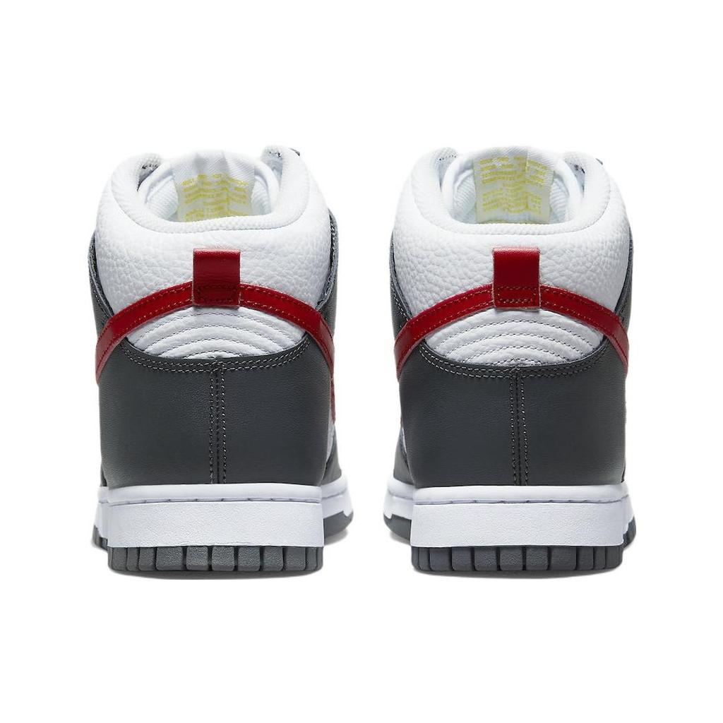 Nike Dunk High 'Embossed Basketball Grey Red' Men's FD0668-001
