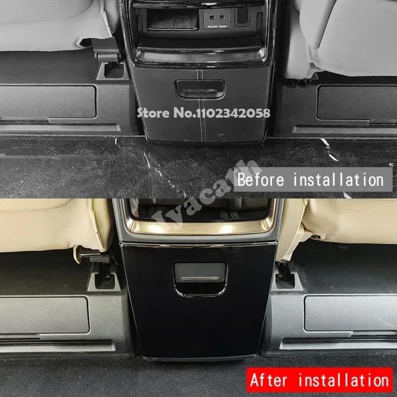 LHD RHD For Toyota Alphard Vellfire 40 Series 2024Rear Seat Handle Panle Strip Back Handshake Trim Interior Accessories