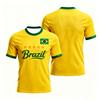 Camiseta 2026 Brasil Estampado Gráfico 3D Streetwear Manga Corta Moda Hombre Mujer Tops Cuello Redondo Ropa Casual Camiseta para Verano