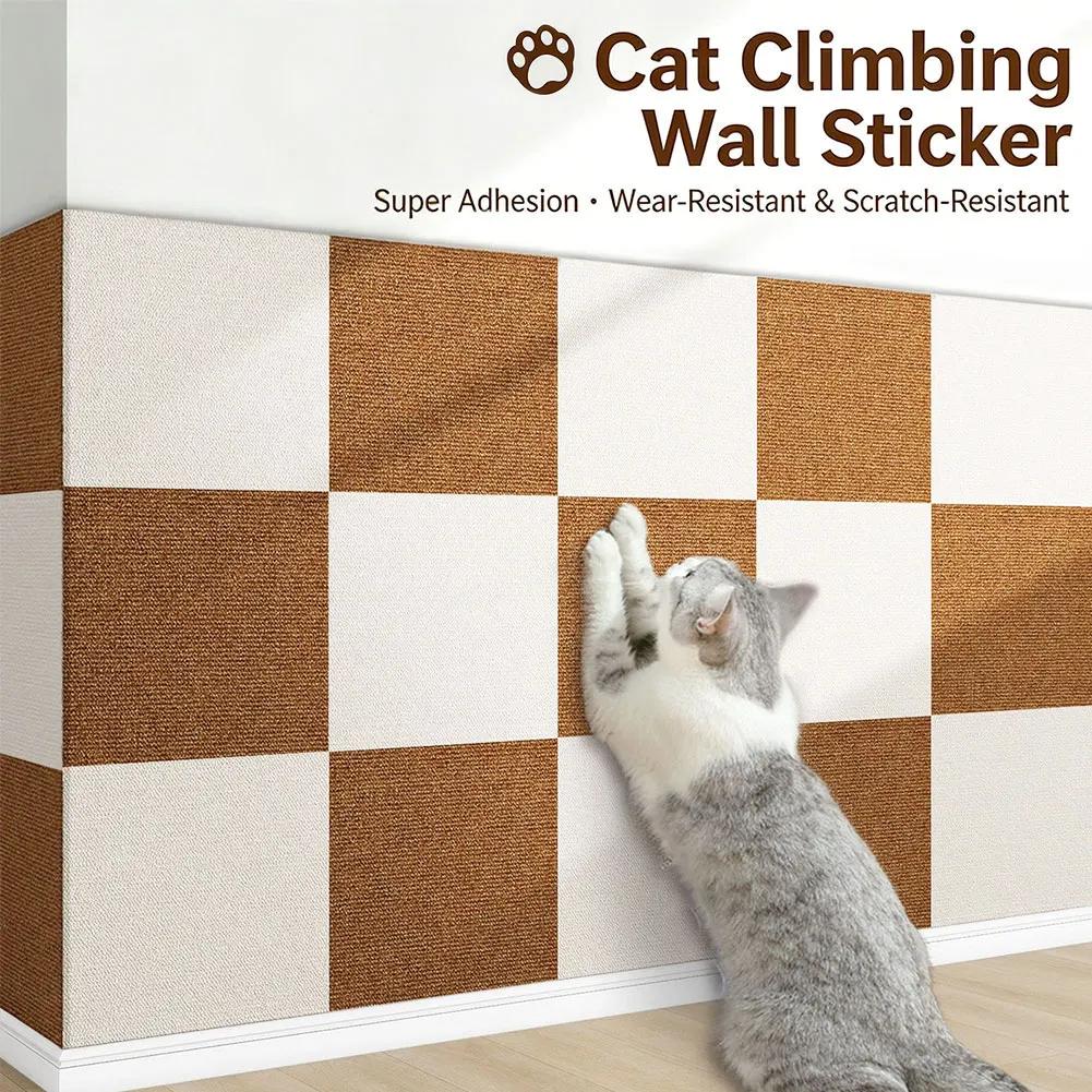 Sofa Furniture Protector Climbing Mat Cat Scratching Board & Furniture Protector Cushion Self Adhesive Trimmable Cat Accessories