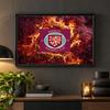 Burnley Football Diamond Painting Kit 5D Full Drill DIY Diamond Mosaic Wall Art Home Decor