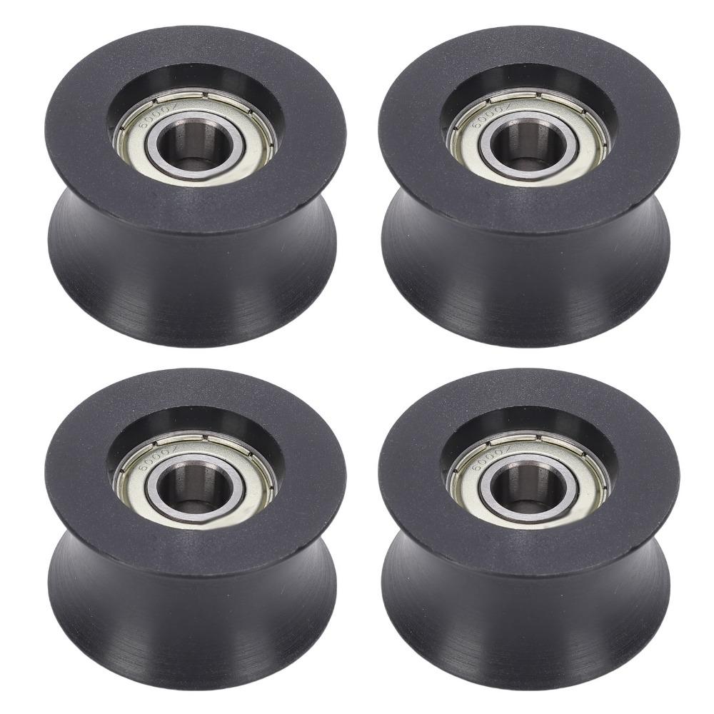 4pcs 10mm Inner Bore Guide Roller 42mm Diameter Machine Guide Wheel For Gym Equipment
