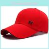 Standard Iron M Baseball Cap With Duckbill Brim  Sunshade Sunscreen Hat Casual