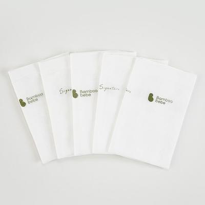 Bamboo Bebe Infant’s Mild Bamboo Signature Gauze Handkerchief Pure 5p, Korean Baby Products
