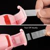 Eyelash Extensions Tape Dispenser Cutter Refill Tool Professional Lash Extension Supplies Portable Reusable Pink Makeup Accessory for Salon Home Use