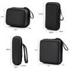 New Hard Shell EVA Storage Box Black Portable Zipper Earphone Case Mini Small Bag Charging Cable