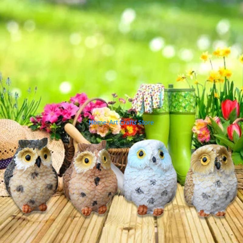 

Y3NA Miniature Resins Night Bird Figurine Fairys Garden Mini Animal Statue Toy for Landscape Mosses Terrariums Decors China Mainland