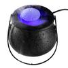 12 LED Halloween Witch Bucket Halloween Cauldron with Mist Maker