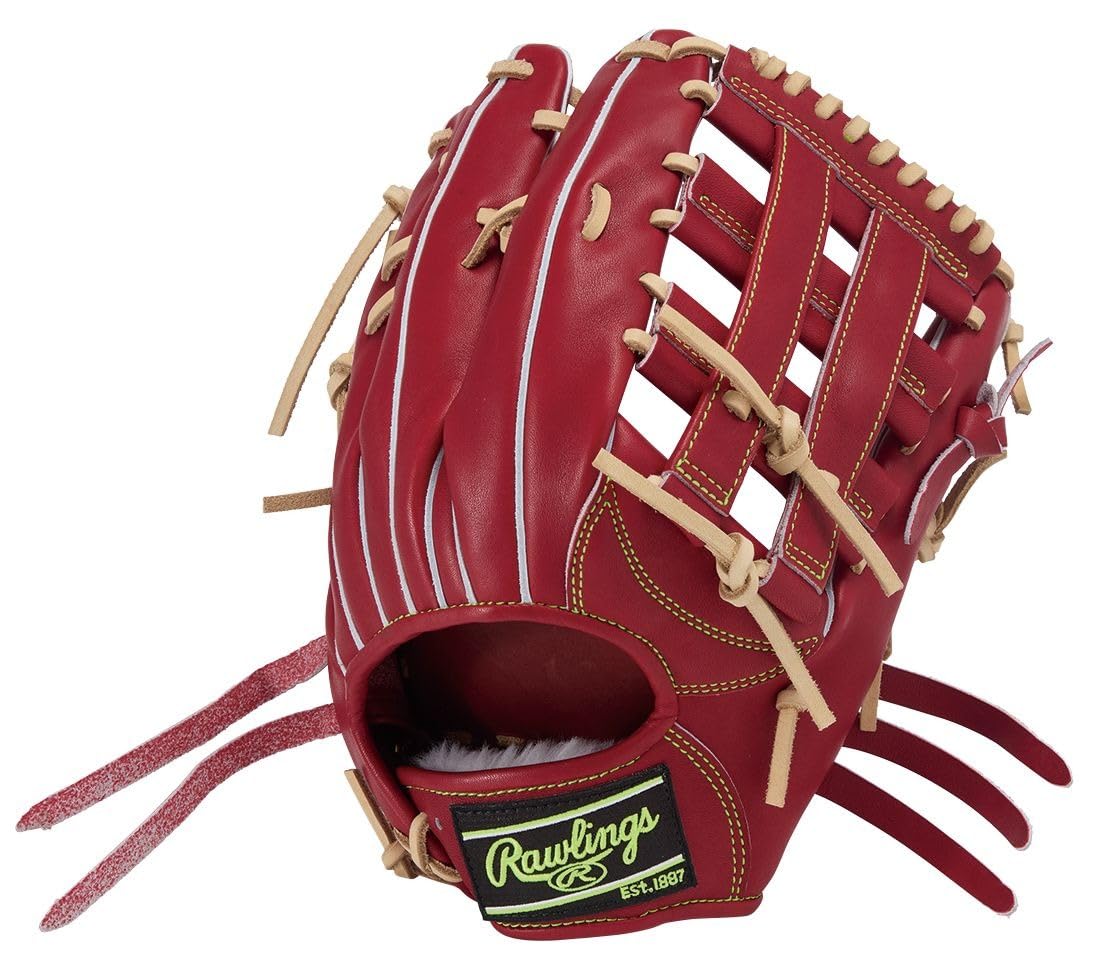 

Rawlings PRO PREFERRED GH5FPRRT80 Baseball Throw Glove, Hardball, Outfielder s, Wine, 13-inch, Right-Handed винный