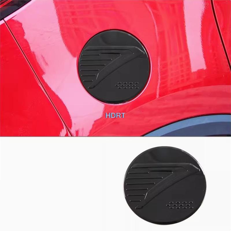 For MG ZS 2024 + Fuel Gas Tank Cover Gasoline Trim Frame Oil Cap Car Styling Protector Decoration Accessories Exterior Sticker