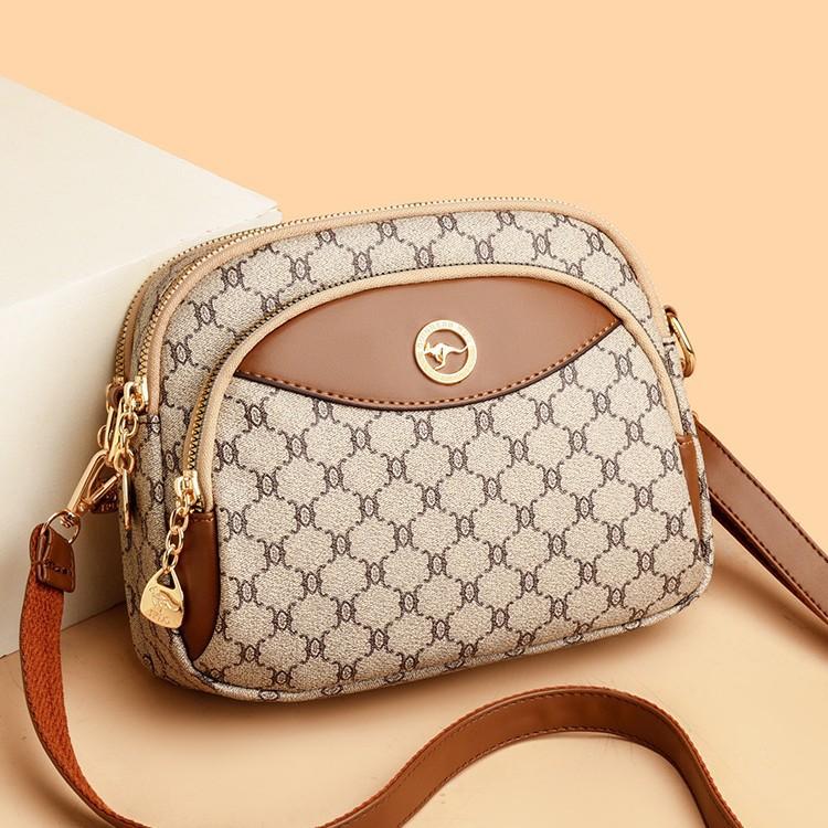 Women's Shoulder Bag New High-end Retro Vintage Floral Middle-aged Women's Mom Bag Versatile Crossbody Bag