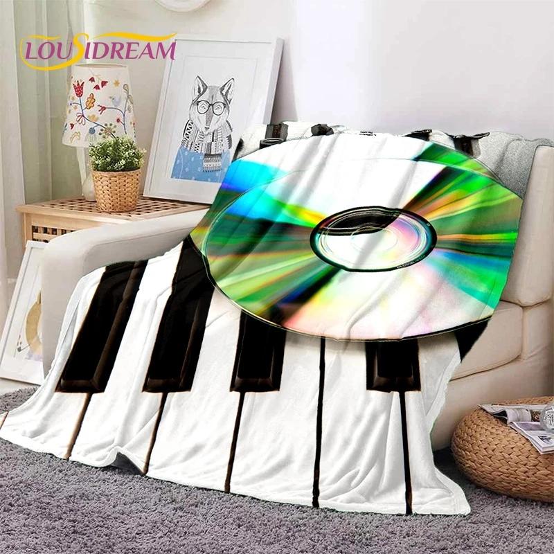 3D Vinyl Record Music DJ Screen Tape Soft Blankets,Keep Warm Throw Blanket Comfortable Blanket for Picnic Beds Sofa Home Bedroom