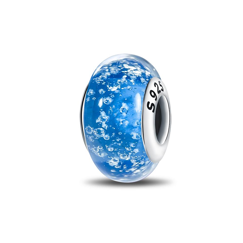 Colorful Night Light Beads Charm Copper Plated Fit Charms Copperoriginal Bracelet For Jewelry Making Diy Charm