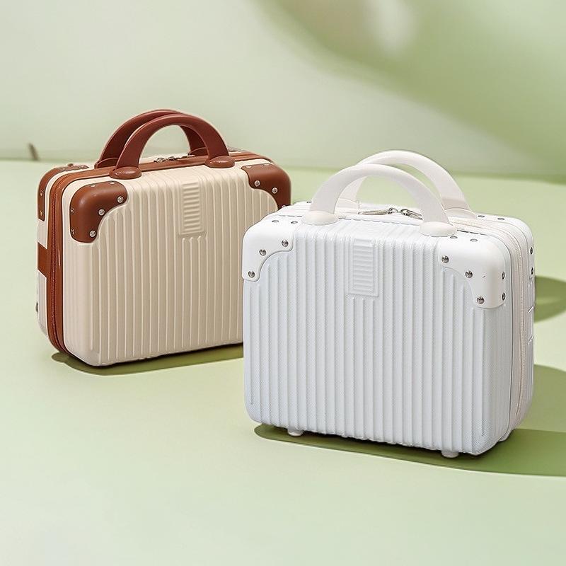 Personalisierter 14-Zoll Mini-Make-up-Koffer mit Zahlenschloss für Reisen