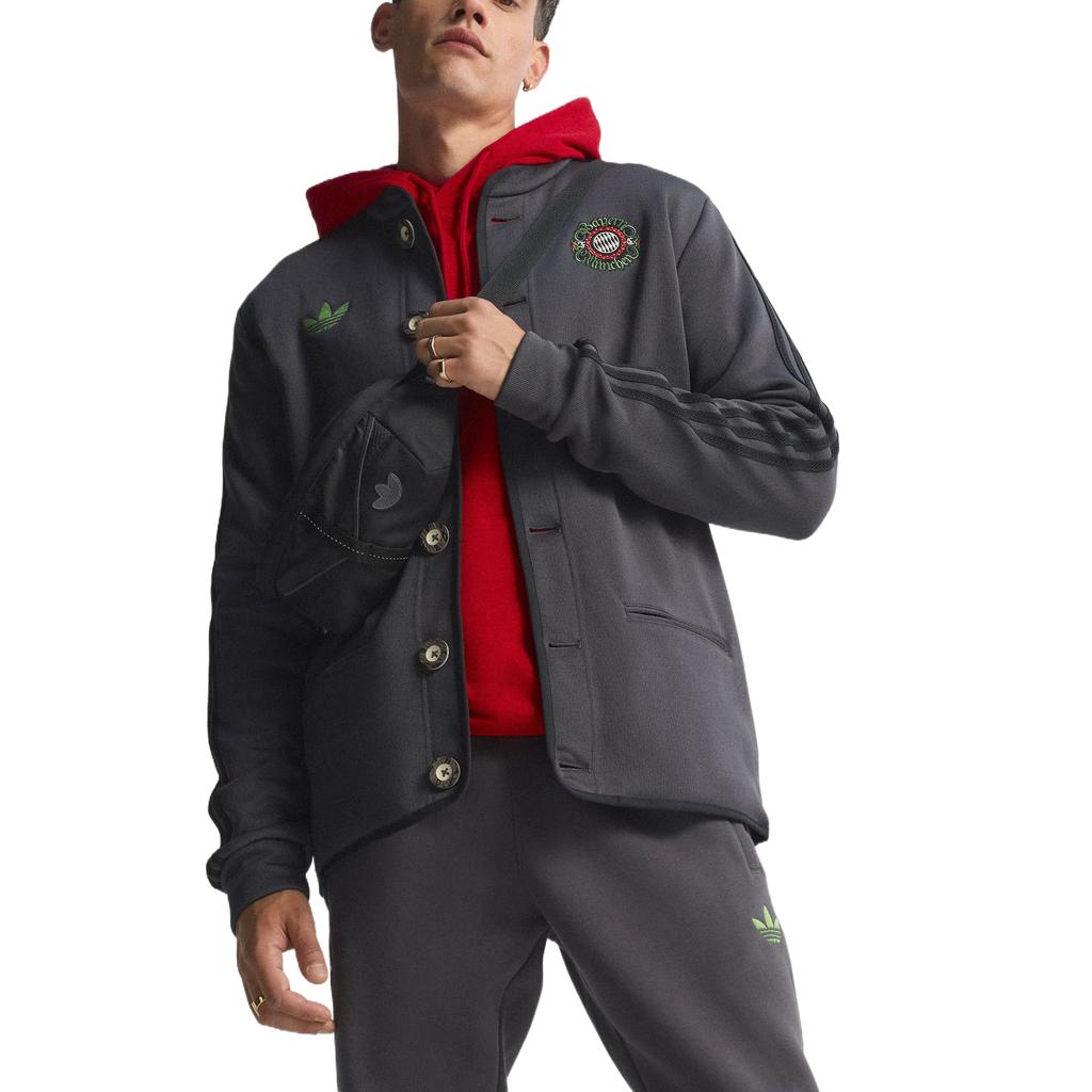 adidas Originals Fc Bayern Munich Wiesn Janker Top Casual Knitted Slim Jacket Men Jacket JV5880