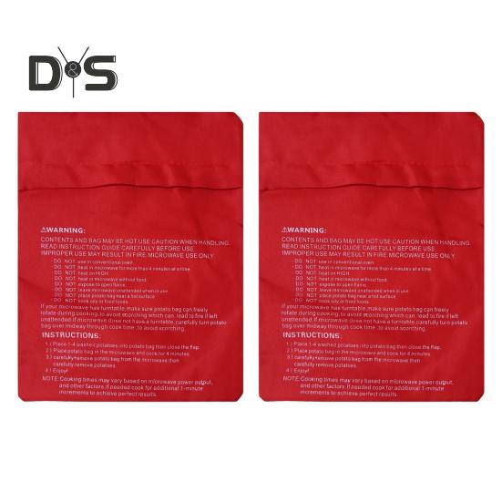 

2 шт. мешок для печеного картофеля, многоразовые пищевые пакеты, мешок для картофеля в микроволновой печи, многоцелевая овощерезка, экономящий место кухонный гаджет 2pcs