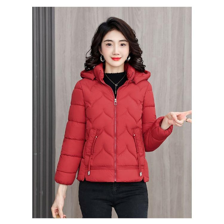 Stilvoller kurzer Winter-Daunenbaumwollmantel für Damen, bequem und warm, perfekt für die Herbst- und Wintersaison
