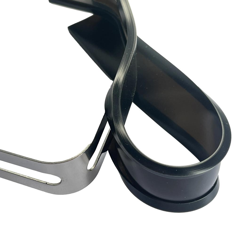140mm X 100mm Universal Motorcycle Exhaust Clamp Exhaust Pipe Hanger Bracket Fixed Ring Support Band Fixture