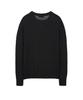 IL CORSO Sheer Round Neck Knit Black