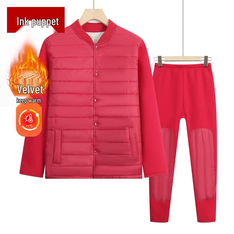 

Mo Ou Women s Autumn Winter Thick Thermal Underwear Set XL