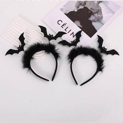 Funny Bat Hair Hoop Módní Plyšové gumičky do vlasů Funny Halloween Čelenka Festival