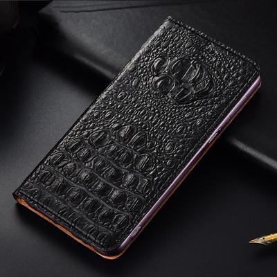 Krokodil Rückseite Adern Echtleder Hülle für XiaoMi Mi 11i 11X 11T Pro Lite 4G 5G Civi Flip Cover