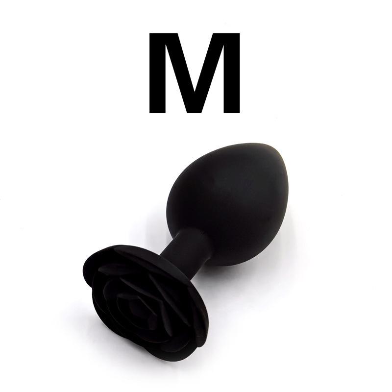 Rose Silikon Analplug für SM und Erwachsenenspiele