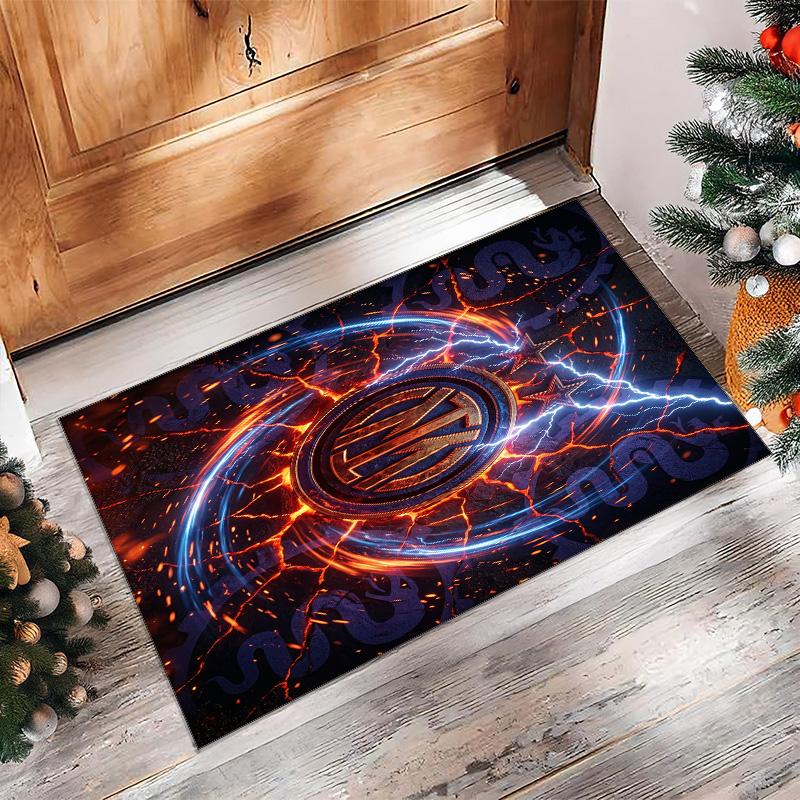 Borussia Dortmund Printed Flannel Area Rug Non Slip Soft Polyester Floor Carpet Indoor Decor Mat for Bedroom Living Room Sofa