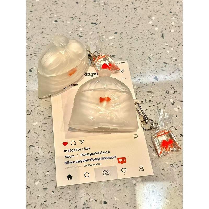 Good Luck Fish Bag Small Koi for Airpodspro2nd Generation Apple Bluetooth Headset Cover New 1/2/3/4th Generation Women