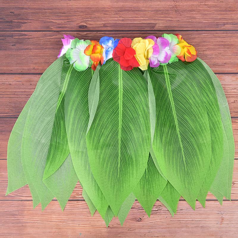 Hawajska spódnica z liści palmowych przebranie kostiumowa spódnica z trawy Luau Summer Beach