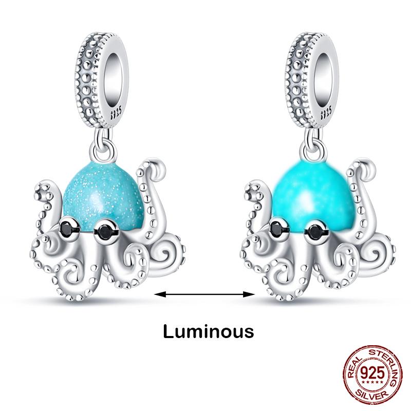 Kupferfarbene Im Dunkeln leuchtende Glühwürmchen Honigbiene Stern Anhänger Perlen Passen Qikaola Original Armbänder Feiner DIY Schmuck Geschenk