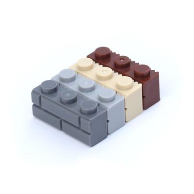 Non-Toxic 150Pcs Diy Building Blocks Wall Figures Brick Modified 1X3 Dots With Masonry Profile Moc City Construction Toys Compatible 3622