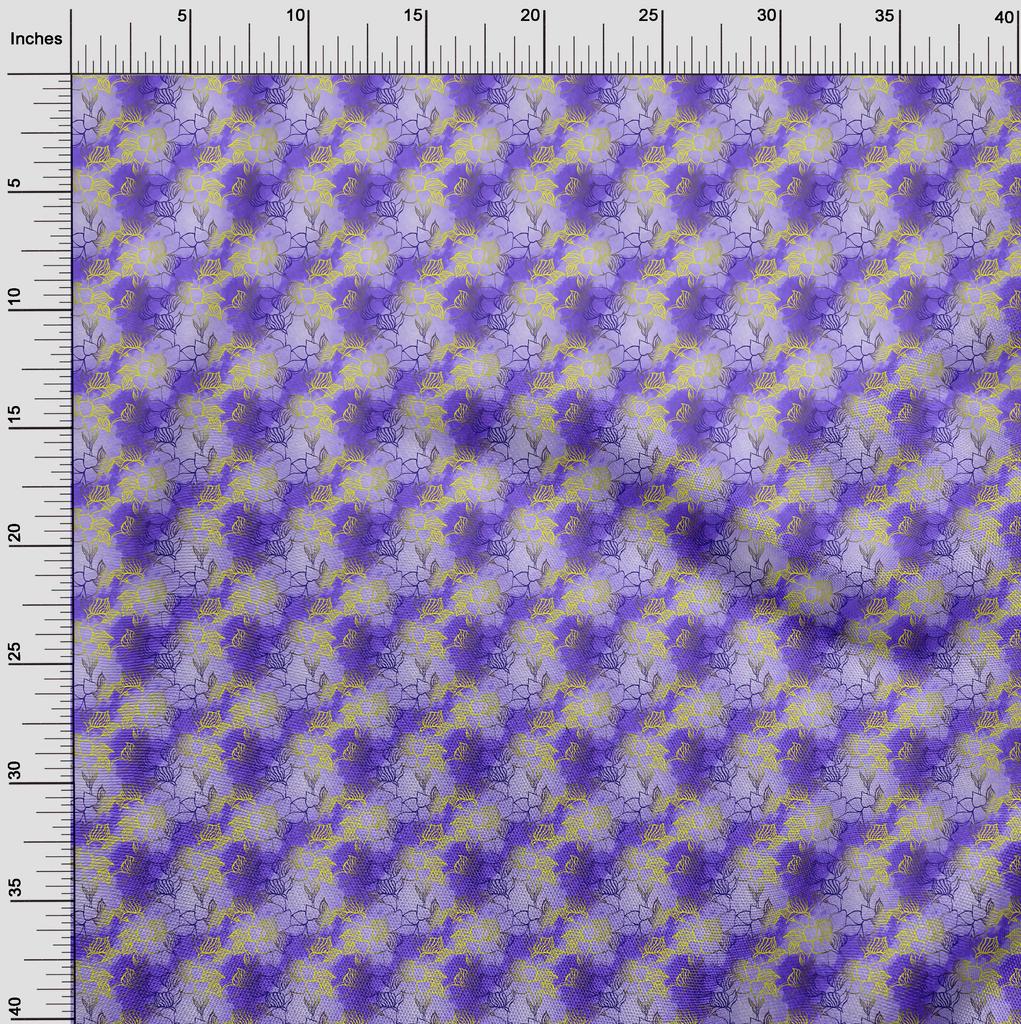 oneOone Cotton Flex Pear Green Fabric Leaves Craft Projects Decor Fabric Printed By The Yard 40 Inch