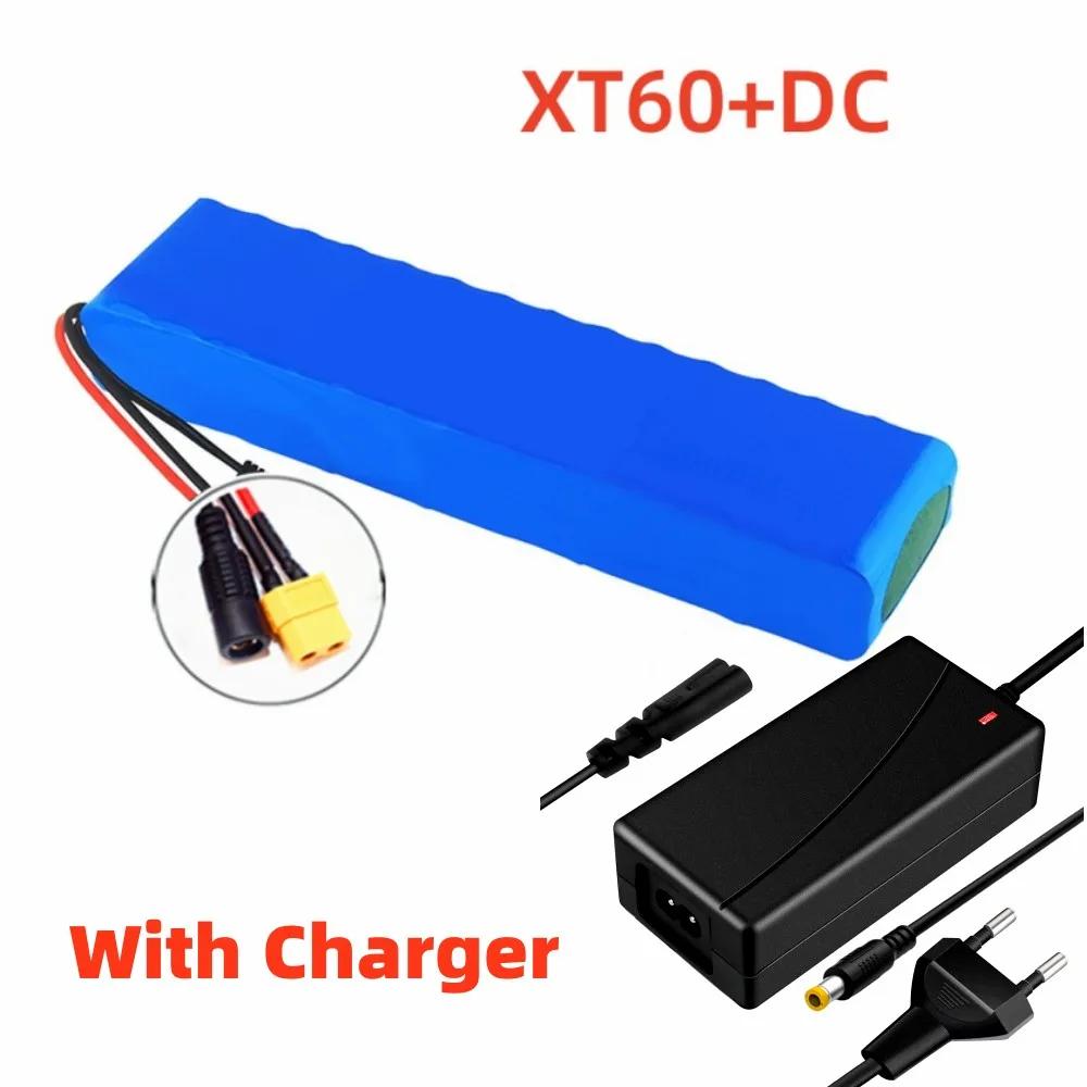 48V 13S2P 18650 Powerful Battery Pack, 10Ah Large Capacity Lithium Battery, Rechargeable Li-ion Battery Pack, with 54.6v Charger