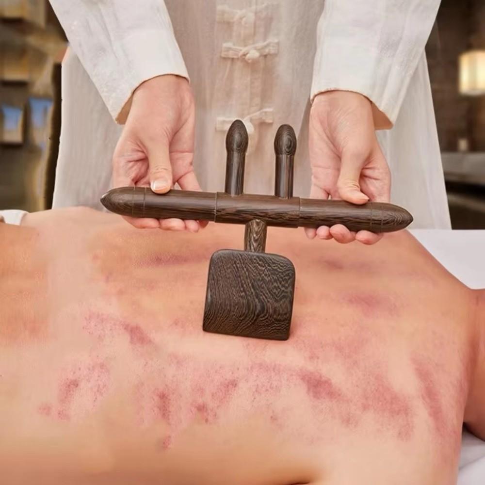 Solid Wood Gua Sha Scraper Muscle Relaxation Meridian Massager Massage Tool Meridian Dredging