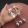 2/4 Metal Heavy Balls Nipple Clamps For Women Breast Sex Toys Bdsm Nipples Clips with Pendant Adult Games For Couples Sex
