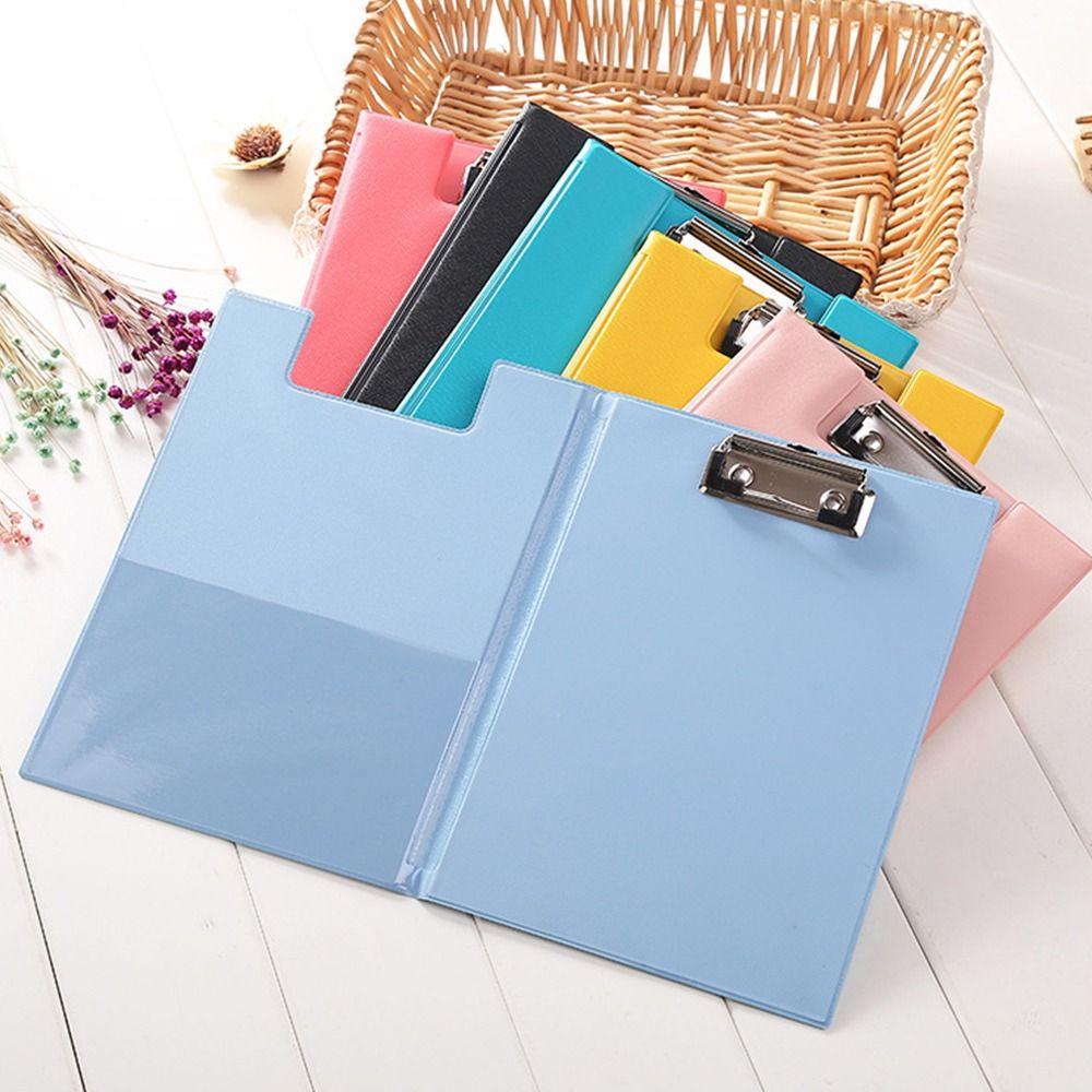 PU Leather Clipboard Color Contract Folder High Quality File Folder Gift