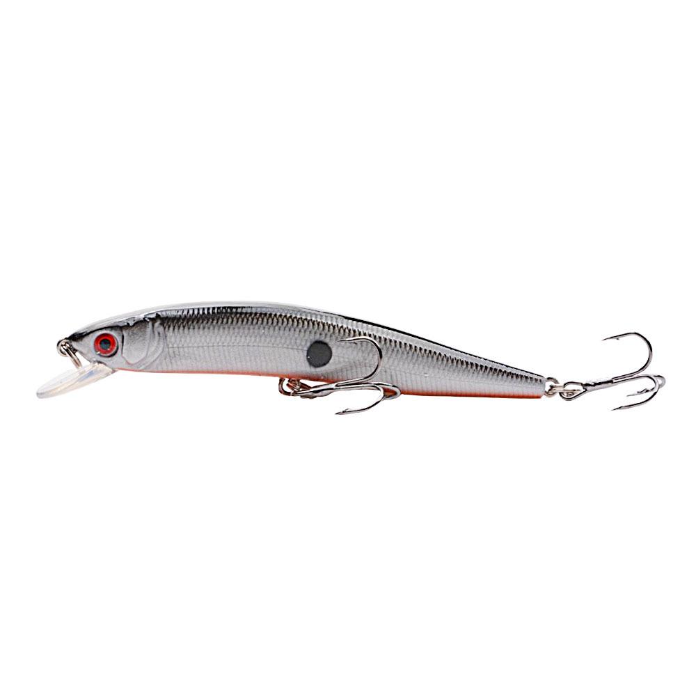 Colorful Rattling Minnow Lure: 10cm/8.3g Bass Simulation Bait with Ten Colors for Long Cast Fishing